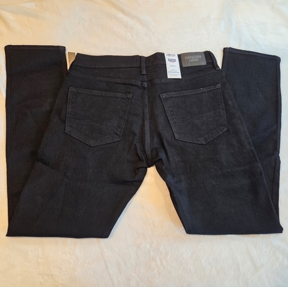 Levi's Men's 286 Slim Taper Amped Up Flex Black Jeans 32x32  New Grunge Street - Picture 5 of 9